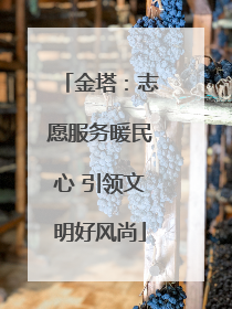 金塔：志愿服务暖民心 引领文明好风尚
