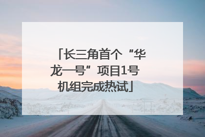 长三角首个“华龙一号”项目1号机组完成热试