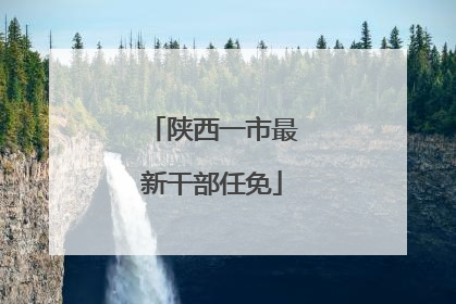 陕西一市最新干部任免
