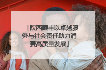 陕西顺丰以卓越服务与社会责任助力消费高质量发展