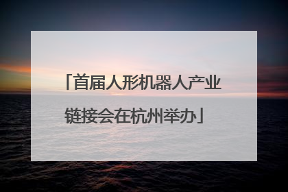 首届人形机器人产业链接会在杭州举办
