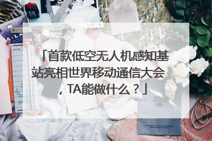 首款低空无人机感知基站亮相世界移动通信大会，TA能做什么？