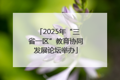 2025年“三省一区”教育协同发展论坛举办