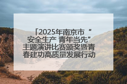 2025年南京市“安全生产 青年当先”主题演讲比赛颁奖暨青春建功高质量发展行动出征仪式举行