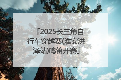 2025长三角自行车穿越赛(淮安洪泽站)鸣笛开赛