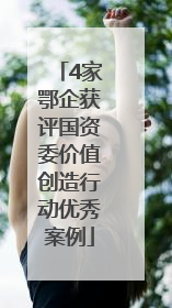 4家鄂企获评国资委价值创造行动优秀案例