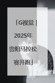 G视觉｜2025年贵阳马拉松赛开跑